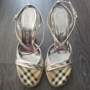Burberry Wedge Espadrilles
